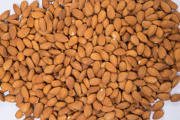 Almonds cashew nus and walnuts