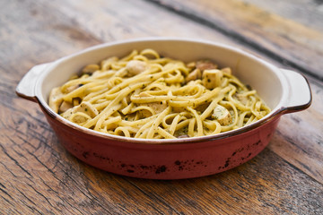Delicious Italian Pasta on The Table