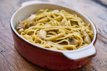 Delicious Italian Pasta on The Table