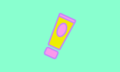 Web line icon. Hand cream, Face cream