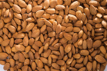 Almonds cashew nus and walnuts