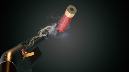 12 gauge red shtogun shells used for hunting