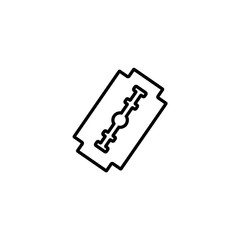 icon of disposable blade. vector illustration