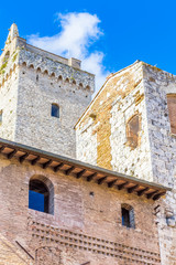 Fototapeta na wymiar tower of San Gimignano, Tuscany, Italy 