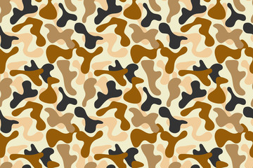 Military brown camouflage pattern