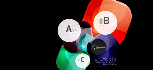 Modern advertising concept for wallpaper design. Vector info graphic design. Vector design concept. Business presentation. Abstract geometric frame.