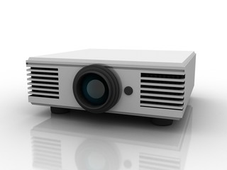 3d rendering Home Cinema Entertainment Full HD Projector