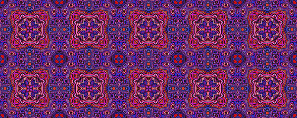 3d illustration kaleidoscope batik pattern 40