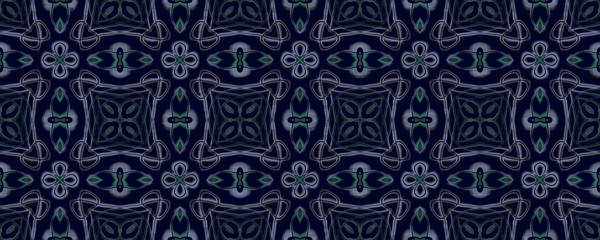3d illustration kaleidoscope batik pattern 41