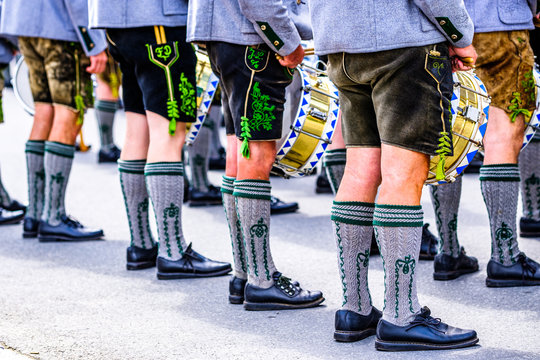 typical bavarian brass band