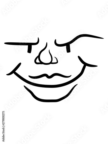 Fototapete Cooles Gesicht Frech Gemein Bose Lustig Grinsen Spass Augen Mund Kopf Comic Cartoon Desig Clipart Lacheln Style O Mat