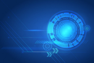 Abstract vector scientific data future and technology background that can use for business presentation. - Vector