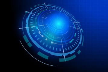 Abstract vector scientific data future and technology background that can use for business presentation. - Vector