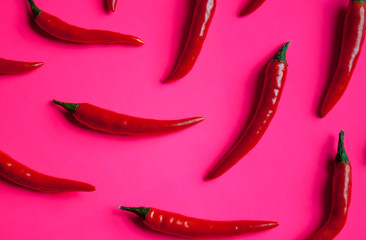 Cayenne pepper background.