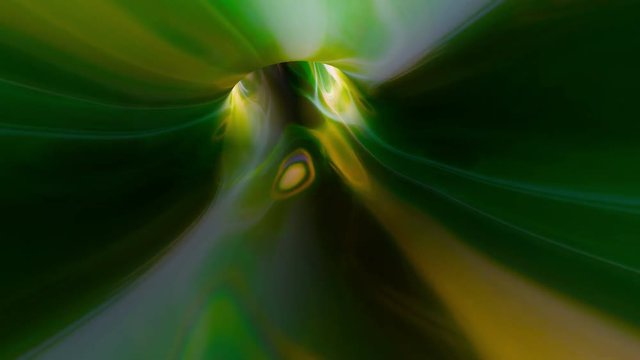 Traveling through a tunnel of liquid light (Loop).