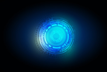 Cyberspace style, Technology abstract, hi-tech and sci-fi concept, Vector illustration background. - Vector