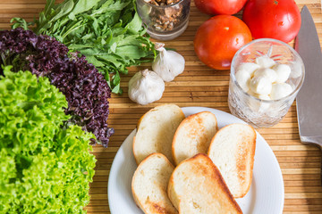 Fried Toast with Vegetables
