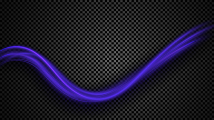 smooth purple neon energy stream