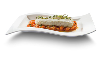pescado bacalao con tomate