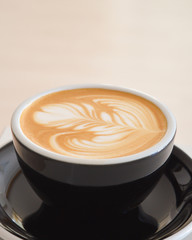 Cappuccino mit Latte Art