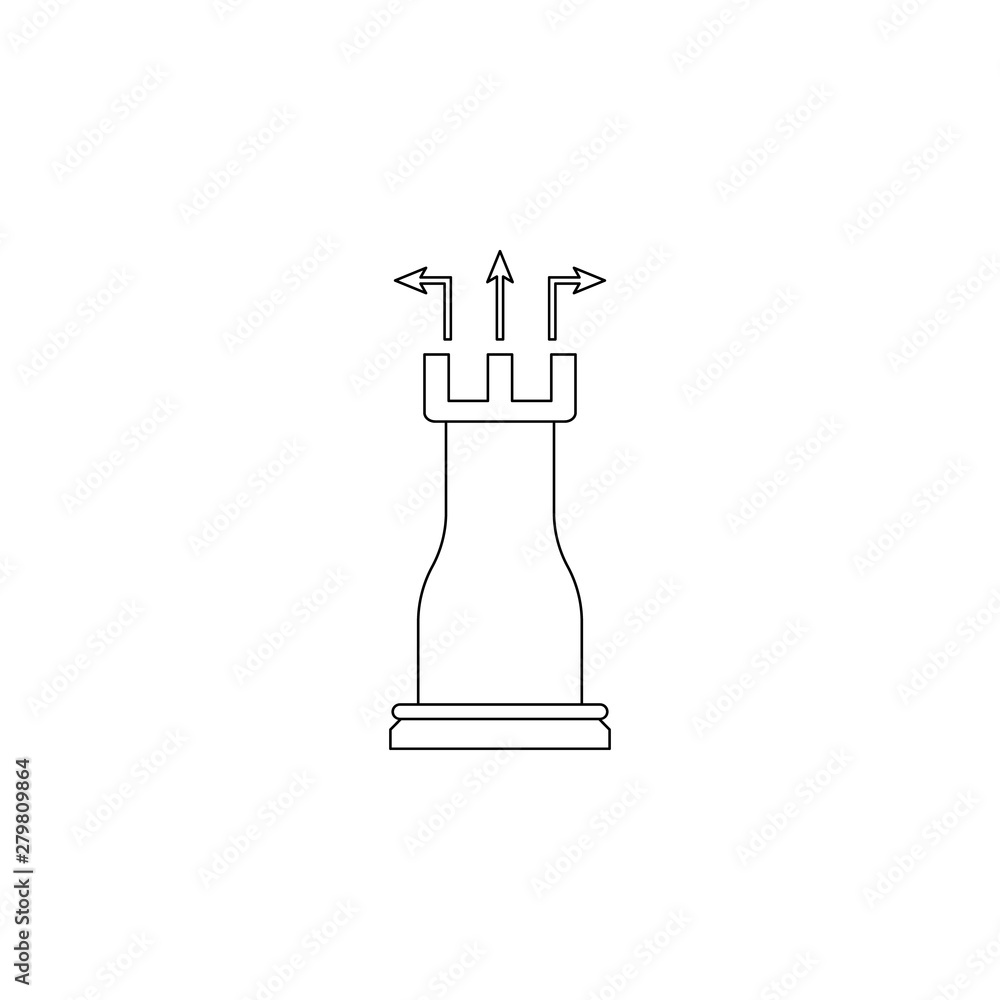 Poster decision icon. element of business, digital marketing for mobile concept and web apps icon. outline,