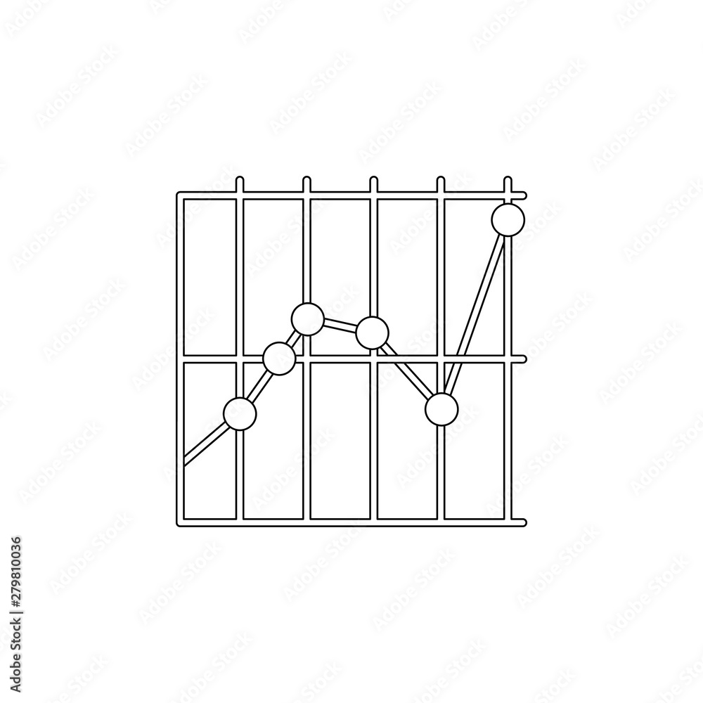 Poster coordinates sales icon. element of business, digital marketing for mobile concept and web apps icon.