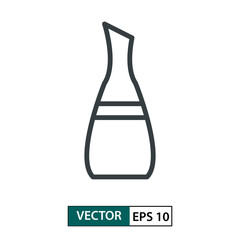 Vas flat icon vector. Line style. Isolated on white. Vector Illustration EPS 10