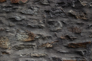Stone brick wall surface texture background