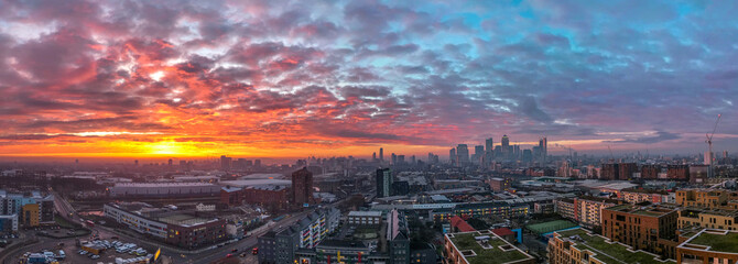 sunrise in London