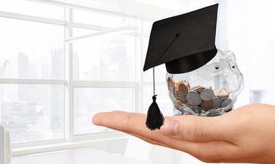 Education scholarship student icon investment money academic