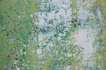 Green grunge paint weathered vintage grunge background texture