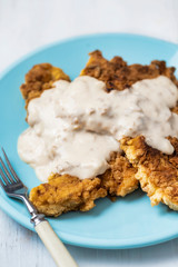 golden american southern chicken fried steak