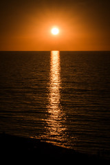 Fototapeta premium sunset on the sea