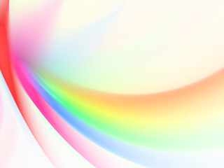 rainbow abstract fractal background 3d rendering illustration