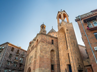 Saint Sarkis Cathedral built in 1842 and located in Kentron district of Yerevan, at the bank of Hrazdan River.