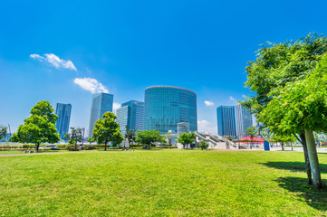 高島中央公園の風景（2017年5月）