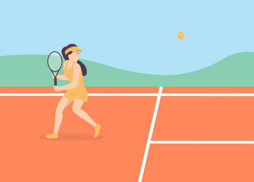 Tennis Court Cartoon Images – Browse 4,416 Stock Photos, Vectors, and Video  | Adobe Stock