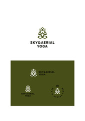 Sky and Aerial company yoga template.