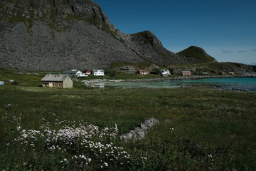 village on the coast