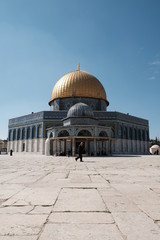 dome of mosque in jerusalem