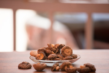 Mushroom and Plate