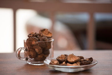 Mushroom and Plate and Cup