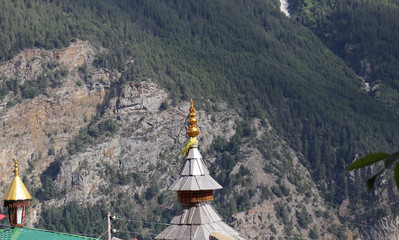 temple in mountains