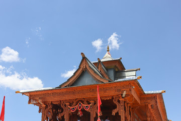 temple on mountain