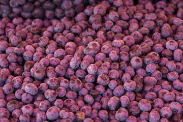 Fresh blueberry background. Texture blueberry berries close up