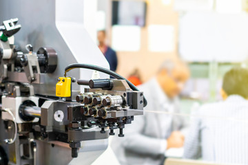 Close up direction roller control feed unit for automatic and high accuracy multipurpose metal sheet bending or continuous sheet forming machine for manufacturing process in industrial at factory