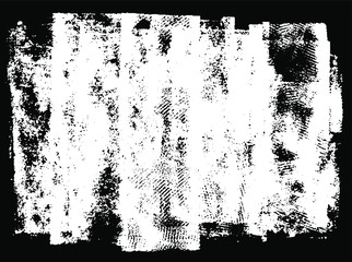 Rough black and white texture vector. Distressed overlay texture. Grunge background. Abstract textured effect. Vector Illustration. Black isolated on white background. EPS10.