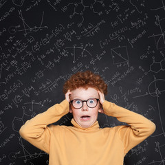Shocked child and science formulas