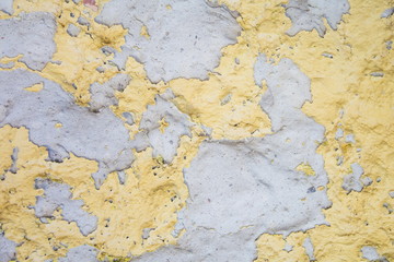 background texture old yellow concrete wall
