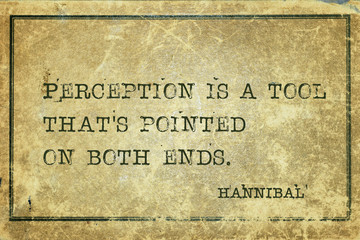 perception is Hannibal quote